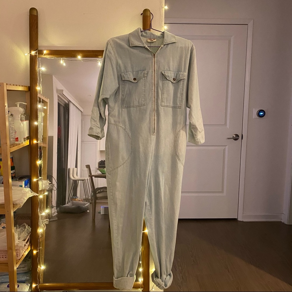 1980s Vintage Denim Cherokee Coveralls